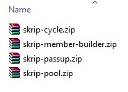 Screenshot Admin Page untuk Skrip Bundle OLD